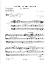 3 Méditations - Guy Ropartz - Partition - Orgue